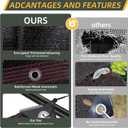 90% Shade Cloth for Garden 10 x 10 FT Outdoor Sun Shade Cover for Pergola Patio Plants Greenhouse Chicken Coop Easier to Hang Net Cover (Black)