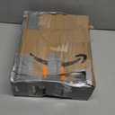 Eldnacele Large Solar Flameless Flickering Candles Outdoor Waterproof, Solar Powered Dusk to Dawn White Plastic LED Pillar Candles Garden Camping Lanterns Wedding Indoor Decor (2Pcs,4" D10" H)