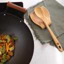 Joyce Chen Burnished Bamboo Mixing Spoon, 12-Inch