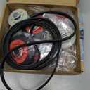 [Newest] 4392067 Dryer Repair Kit and W10837240 Dryer Idler Pulley for Maytag Bravos Whirlpool Duet Kenmore Elite Dryers,with WPW10314173 Drum Roller&661570V Belt&279640 Idler Pulley by TOMOON