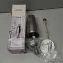 Cocktail Shaker, KITESSENSU 24oz Drink Shaker with Bartender Strainer, Measuring Jigger, Bar Mixing Spoon, Cocktail Recipe Guide, Professional Drink Mixer Set for Beginners, Silver (Silver - Cobbler 3)