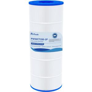 Fil-fresh PWWCT150 Pool Filters Cartridge Compatible with Waterway Clearwater II 150 & Pro-Clean 150, Replaces Pleatco PWWCT150, Waterway 817-0150N, Unicel 8414, Filbur FC-1287, 150 Sq.ft