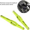 Rear Suspension Arm, Durable Metal 2pcs Set Rear Trailing Arms for RC Car Enthusiasts Off-Road Racing and Track Performance(Green 0023G)