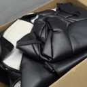 Coverking Custom Fit Seat Cover Designed for Select Ram Models: 1 Row, Rhinohide Fabric, Black