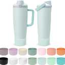 Silicone Boot for Owala 30oz & 40oz FreeSip Sway Bottles & Tumblers - Non-Slip, Scratch-Resistant, Stability Enhancer,  (Summer Paradise)