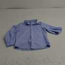 OCHENTA Little Big Boys' & Men's Long Sleeve Button Down Oxford Casual Dress Shirt 130 Sky Blue