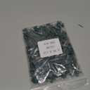 Mudder 200 Count Replacement Christmas Tree Light Bulbs 2.5v 0.425 Watt Mini Replacement Light Bulb Incandescent Wire String Lights Prelit Xmas Tree Decoration(Green Base with Warm White Bulb)