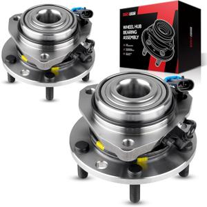 Torchbeam Pair 513124 Wheel Hub Bearing Assembly for 1997-2004 Chevrolet S10, 1997-2005 Chevrolet Blazer, 1997-2004 GMC Sonoma, GMC Jimmy, Oldsmobile Bravada, Isuzu Hombre Wheel Bearing 4WD AWD