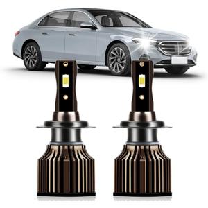 For Mercedes-Benz E350 2006 2007 2008 2009 2010 2011 2012 2013 2014 2015 2016 Light Bulbs, High Beam Car Lights, 30000LM 400% Brighter Lightness, Plug and Play, 50,000+ Hours Lifespan, Pack of 2