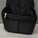 HOYOFO Mini Backpack Organizer Insert, Black, 7.7"L x 4.3"W x 10.6"H, Waterproof Nylon, Fits Small Backpacks