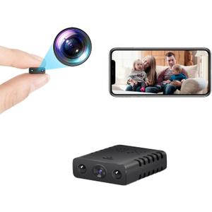 Mini WiFi Camera for Home, 1080P HD Indoor WiFi Security Pet Camera, Nanny Cam with Motion Detection Night Vision,iOS,Android Phone APP Control