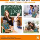 Insulated Lunch Box for Women & Men  8L/2 Gallons Leakproof Lunch Bag for Work, Office, School  Portable, Stylish & Durable Cooler Tote  Aqua Blue