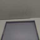 Grey Decorative Tray, Rectangular Large Serving Tray with Handles, Plastic Coffee Table Tray for Ottoman, Living Room, Kitchen Tabletop, 15.7 x 11.8 x1.6