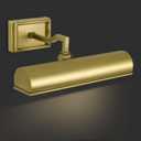 Modern 12in Brass Picture Lights for Wall Hardwired, Gold Picture Light Adjustable Picture Frames Lights Wall Sconce for Painting, Artwork, Gallery, Bookshelves Includes Bulbs