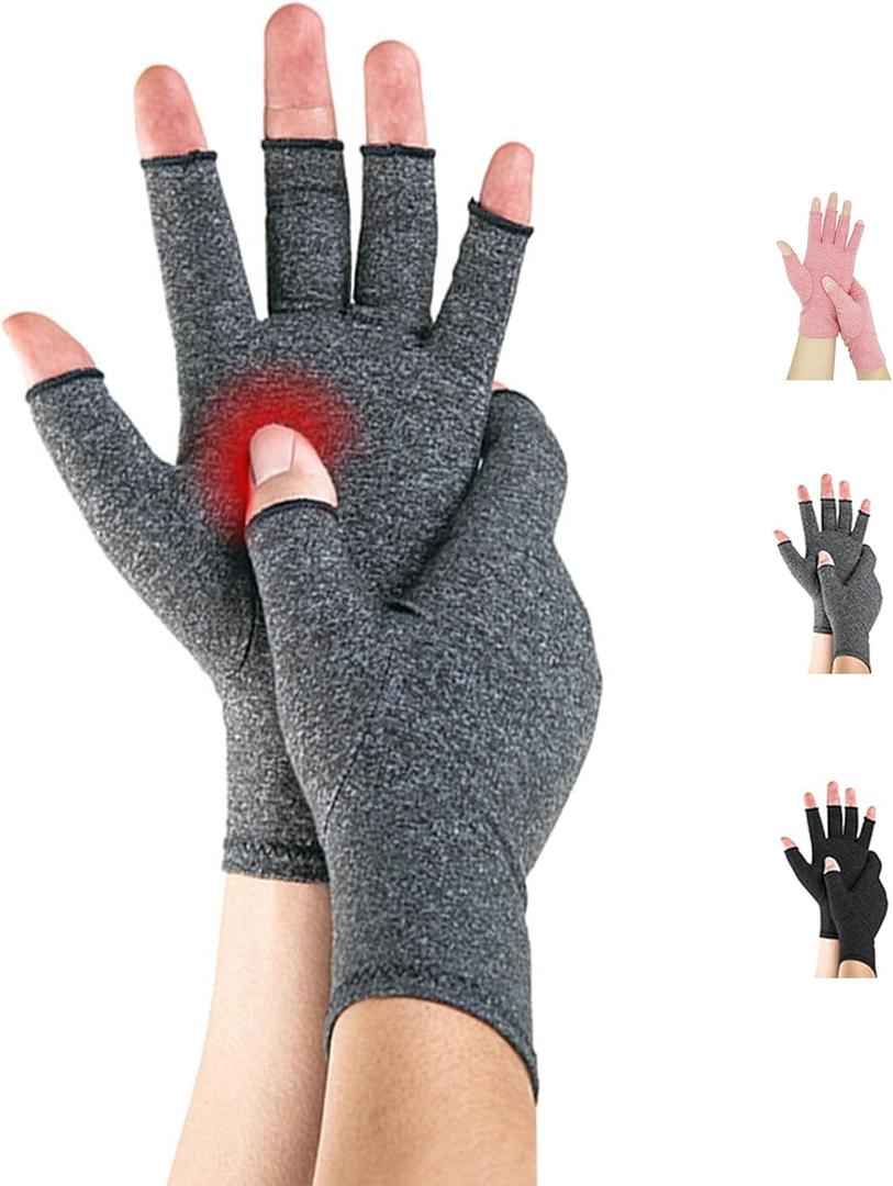 Arthritis Compression Gloves for Women Men for Rheumatoid, Osteoarthritis, Relief Carpal Tunnel, Computer Typing