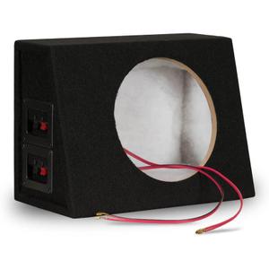 GOLDWOOD TR8P Sealed Single Car Speaker Cabinet Box for 8" Dual Woofer