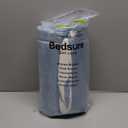 Bedsure GentleSoft Sherpa Fleece Throw Blanket Twin Size for Couch - Thick and Warm Throw for Women and Men, Soft Fuzzy Plush Twin Blanket for Winter, Non-Heated, Washed Blue, 60x80 Inches