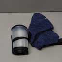 Supet Raised Inflatable Dog Cone Alternative Collars for After Surgery, Dog Donut Collar After Surgery, Soft Pet Cone for  Dogs to Stop Licking (L(Neck 12"-16"), Navy)