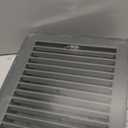 2 Pack 6x14 Inch Heavy Duty Steel Grey Floor Vents, Walkable Vent Covers with Easy Adjust Air Supply Lever for Home Floor