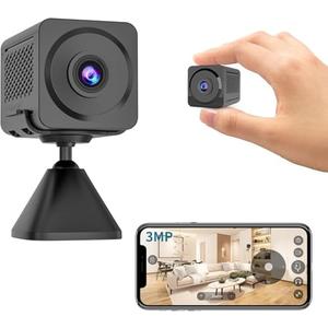 VSTARCAM 3MP Security Camera, Built-in Battery, Low-Light Full-Color Night Vision, Motion Detection, Siren, 2-Way Audio, Remote Viewing, Cloud & SD Card Storage (up to 256GB) 