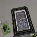 Rorhxia [Enhanced Waterproof Freedom] IP68 Waterproof Phone Pouch Double Space, Floating Waterproof Phone Case with Lanyard Dry Bag for iPhone 17 Pro Max 16 15 S26 S25 Travel Beach & Water Adventures (Green)