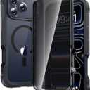 Diaclara Magnetic Designed for iPhone 17 Pro Case 6.3'' [Full Camera Protection] Full Body Bumper,[Compatible with MagSafe] Phone Case w/Built-in Privacy Screen Protector,Black