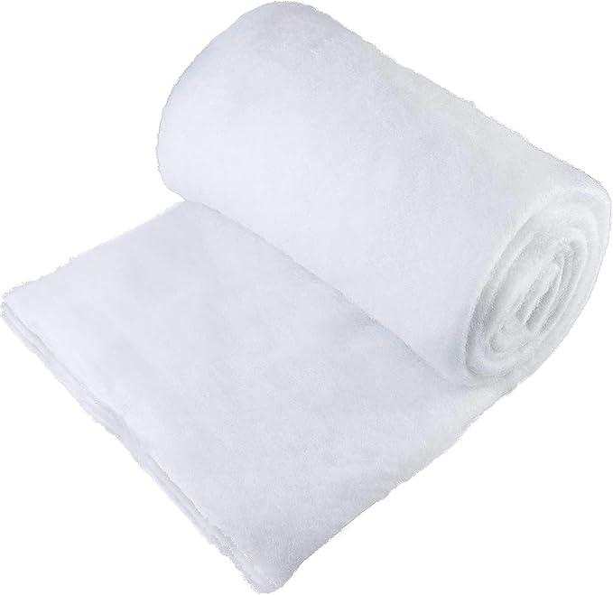 Snow Blanket for Christmas Decorations  94 x 31 Inch Large Artificial Snow Blanket for Christmas Village Displays, White Winter Décor  Thick Fluffy Faux Snow Backdrop Xmas Party Christmas Tree Base