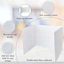 Privacy Boards for Student Desks, Privacy Folders for Students and Desk Dividers, Classroom Privacy Shields for Student Desks, for Teacher Supplies, Classroom Must Haves 12.6" x 37", White