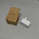 European Travel Plug Adapter USB C, HANYCONY International Plug Adapter, US to Europe Adapter Plug 2 Outlets 3 USB Ports(2 C Port), Type C Power Adapter to Italy Spain France Portugal Iceland Germany