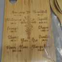 4 Pcs Christian Gifts for Women Mom Bible Verse Bamboo Cutting Board Faith Religious Spatula Spoon Set Catholic Inspirational Gifts for Mother's Day Christmas Birthday(Always Loved)