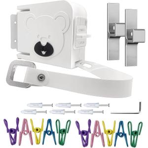 Retractable Clothesline Indoor&Outdoor, 13.12Ft Heavy Duty TPU/ABS Laundry Line Retractable, Portable Non-Sagging Avoid Tangle Design with 33 Windproof Hanging Holes, Wall Mounted Drying Clothing Line