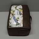 URBONUR 4Pcs Birds Sheets Set for King Bed, Farmhouse Green Leaves Pattern, Luxurious Egyptian Percale Cotton Bed Sheet Silky Smooth Breathable & Cooling Sheets Set Bedding Collection, King Size