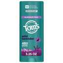 Tom’s of Maine Wild Lavender Natural Deodorant for Men and Women, Aluminum Free, No Artificial Fragrances, Dyes, or Preservatives, Baking Soda Free, 48Hour Odor Protection, 3.25 oz (2 Pack)