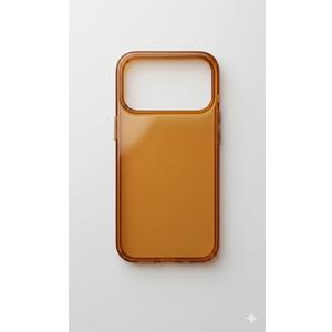 TORRAS for iPhone 17 Pro Hard Clear Case Orange