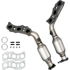 JT Exhaust Catalytic Converter Compatible with 2003-2009 Toyota 4Runner, 2005-2011 Toyota Tacoma, 2007-2009 Toyota FJ Cruiser 4.0L (EPA Compliant)(Catalyst+ Grade)