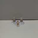 Sink Stopper Hair Catcher, Pop-up Sink Drain Strainer with Removable Stainless Steel Strainer Basket Hair Catcher, Bathroom Sink Strainer for Bathroom Sink Stopper Replacement (2PCS)