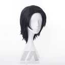 Anime Black Short wig Men Straight Hair COS Yuuta Pure Lovers Cosplay Wig Halloween,Christmas,Daily Fashion, Anime and Gaming Expo,Fancy ball
