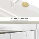 Moforoco White 9-Tier Over The Door Pantry Organizer, Pantry Organization And Storage, Metal Hanging Spice Rack Shelves Door, Home & Kitchen Essentials, Laundry Room Bathroom Organization