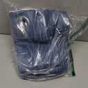 Estelar Textiler Blackout Curtains 90 Inches Long 2 Panels, Navy Blue and Greyish White Thermal Insulated Energy Saving Ombre Drapes for Bedroom,Light Blocking Grommet Curtains for Living Room,52Wx90L