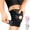 Bracoo Knee Support Brace for Men Women, Adjustable Compression Sleeve Wrap Patellar Pad Tendon - Arthritis Pain, meniscus tear, Injury Recovery, Running, Workout, KS10