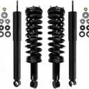 COMPLETESTRUTS - Front Complete Strut Assemblies with Coil Springs and Rear Shock Absorbers Replacement for 1996-2002 Toyota 4Runner 4WD - Set of 4