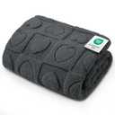 Luciphia Small Dog Blanket Washable Pet Bed Cover Soft Fluffy Puppy Blanket with Premium Fleece 300GSM Cozy Calming Cat Blankets for Indoor Cats Grey 30x20 inch