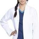 Dickies Women's 28" Poplin Lab Coat 84401 (Medium, White)