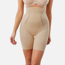 New Thigh Slimmer Maidenform Firm Foundations Hi-Waist Latte DM5001 MSRP-2XL