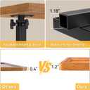 C Table End Table Adjustable Height, 360Swivel TV Tray Table for Small Spaces, Couch Tables That Slide Under, C Shaped Side Tables Living Room and Bedroom for Sofa, Bed,Chair, Snack