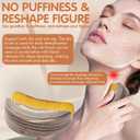 2 x 1/2 PCS Lymphatic Contour Face Brush - Facial Gua Sha Lymphatic Drainage Massager for Lifting & Sculpting, Soft Bristles for Natural Makeup, Waterproof & Easy Clean (1Pcs Contour Face Brush)