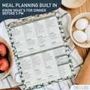 2 x Undated Weekly Planner - (8.5''x11'') 52 Tear Off Sheets | Weekly To Do List Notepad with Event & Dinner Section | Things To Do Notepad | Ideal Productivity Planner - Habit Tracker and More