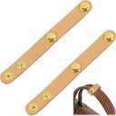 PU Leather Handbag Strap Shortener, Top Handle Keeper with Snap Buckle Non-Slip Dual Grip Connection Buckle Holder