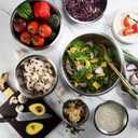 FineDine Stainless Steel Mixing Bowls Set, Dishwasher Safe, 6 Piece Metal Mixing Bowls For Kitchen, Nesting, Large, Small, Big Food Prep, Cooking, Baking
