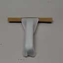 dancemoon JustHang Shower Squeegee for Glass Doors, All-in-One Piece Silicone Squeegee with Built-in Hook for Bathroom, Window, Mirror, Tile Wall, Car, Streak-Free Bathroom Cleaner Tool,10 Inch Green